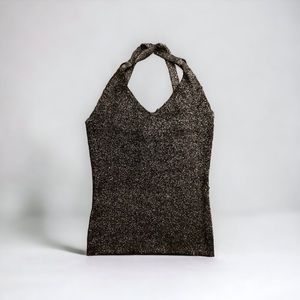 NWOT Metallic Tank Top | Size S | Straps Cross On Backside | Sparkles |